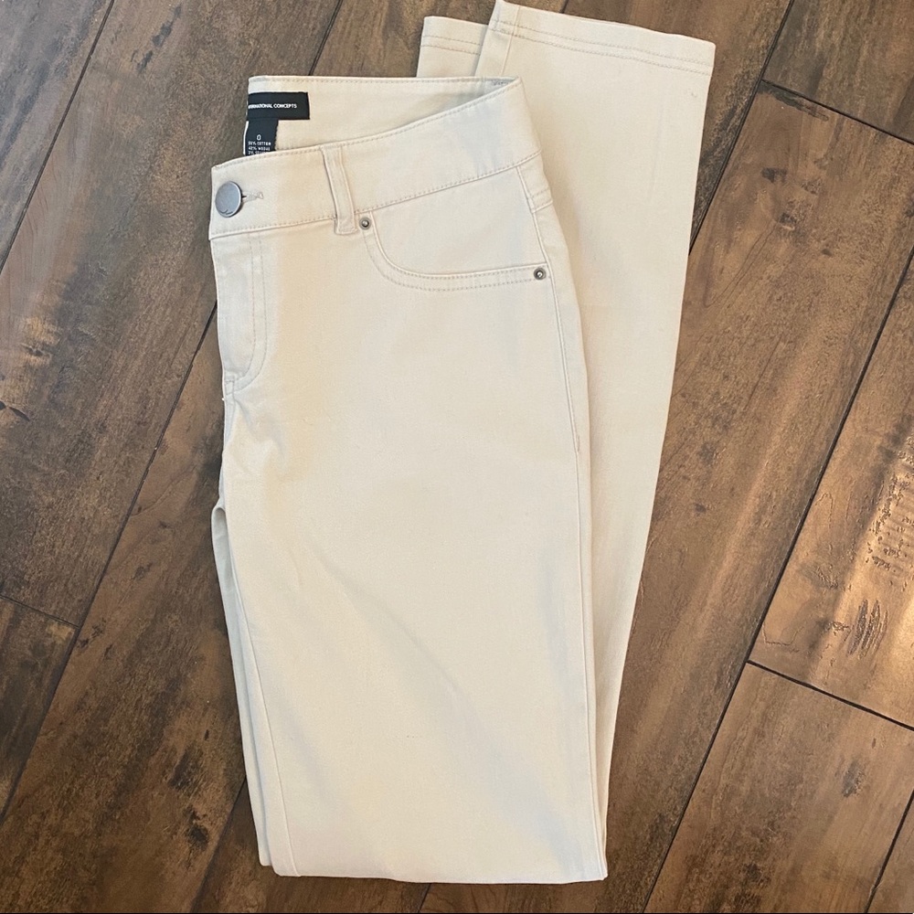 INC pant light tan size 0
